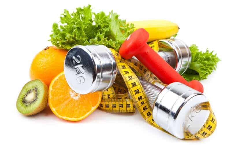 healthy fruits and weight loss equipment