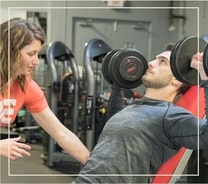 Home 24 a male receiving performance enhancement coaching in Active Edge Columbus Ohio