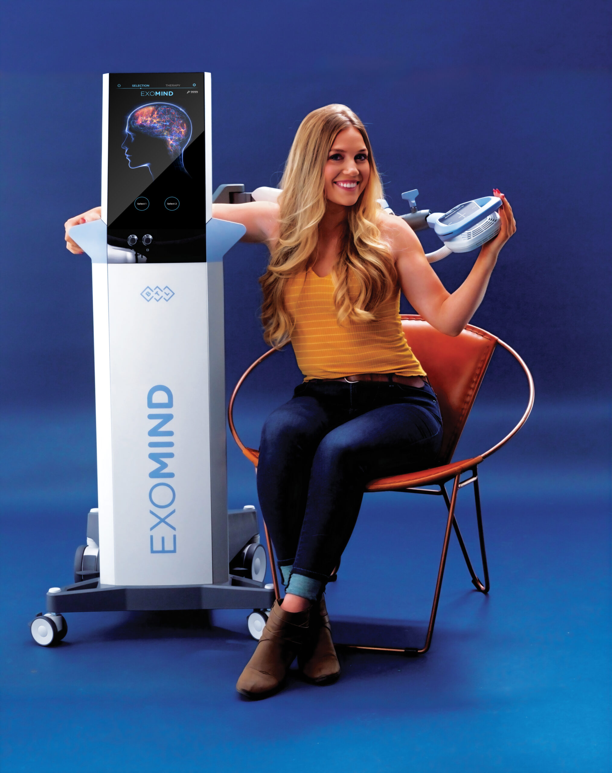 TMS Therapy 5 Exomind PIC Female Model5 0299 ENUS100 scaled